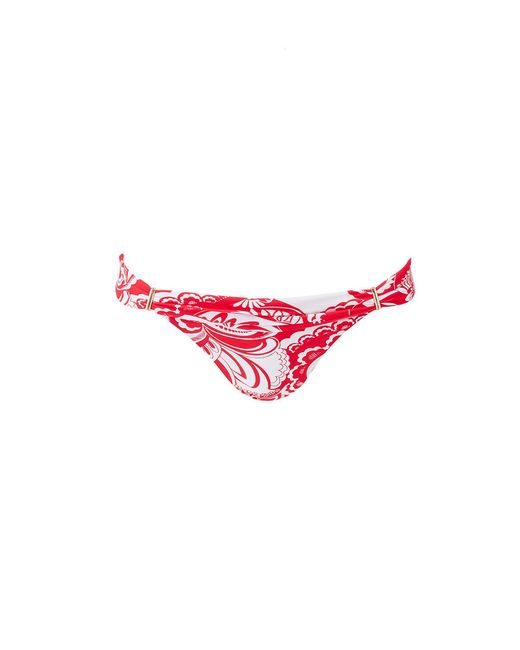 Odabash UK Pink Positano Floral Bikini Bottom
