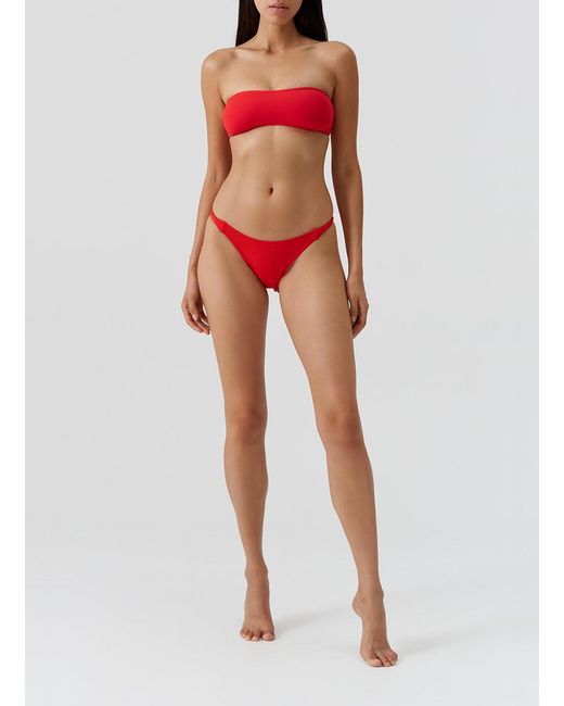 Odabash UK Red Memphis Bikini Bottom