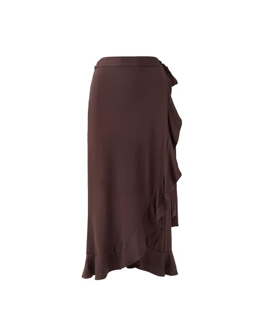 Melissa Odabash Purple Cassidy Skirt