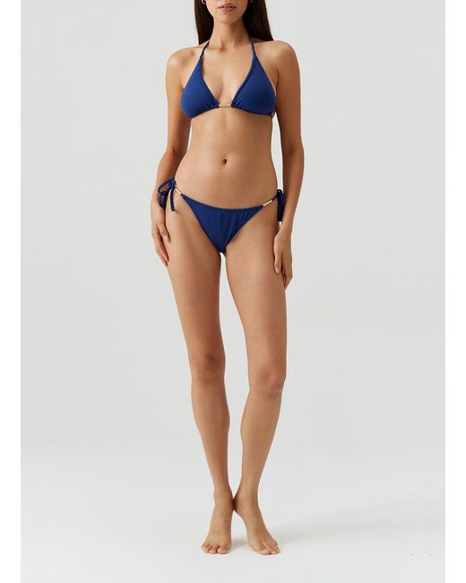 Melissa Odabash Blue Tasmania Marine Bikini Bottom