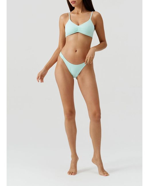 Melissa Odabash Blue Nashville Mint Bikini Top