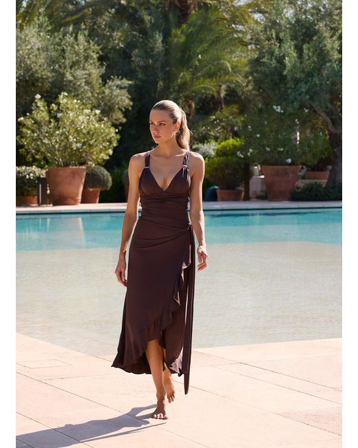 Melissa Odabash Purple Cassidy Skirt