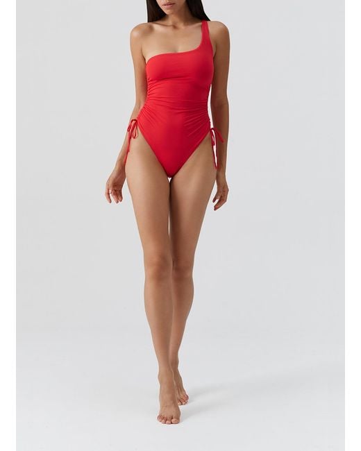 Odabash UK Red Polynesia Swimsuit