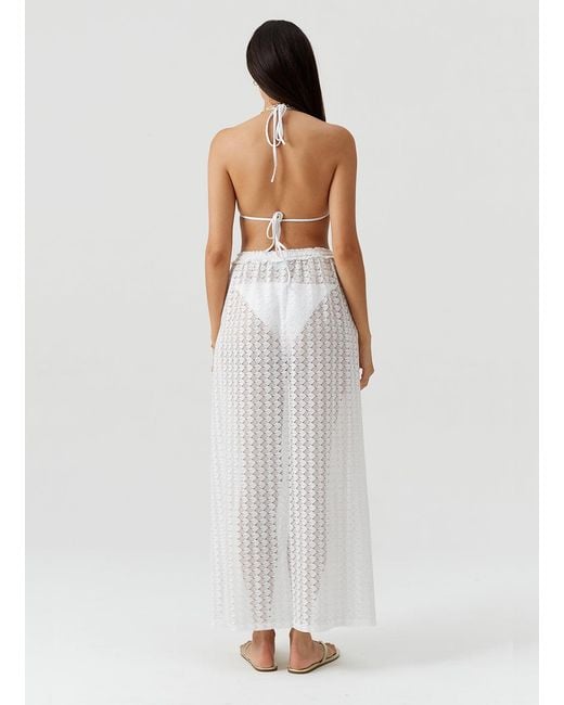 Melissa Odabash White Mendi Skirt