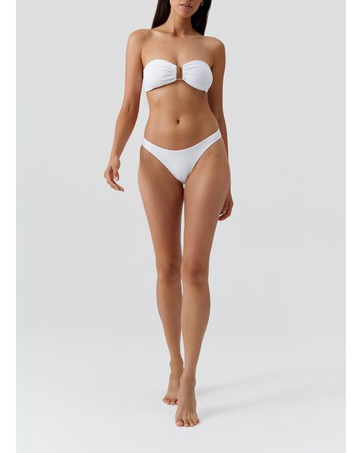 Melissa Odabash White Barcelona Bikini Top