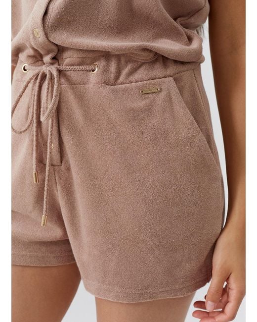 Melissa Odabash Pink Cheryl Almond Playsuit