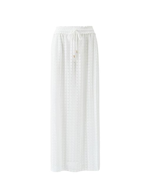 Melissa Odabash White Mendi Skirt