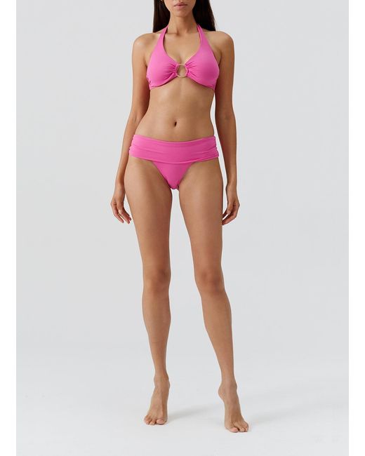Melissa Odabash Pink Brussels Watermelon Bikini Top