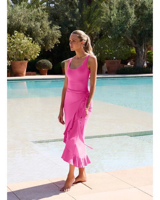 Melissa Odabash Pink Cassidy Watermelon Skirt