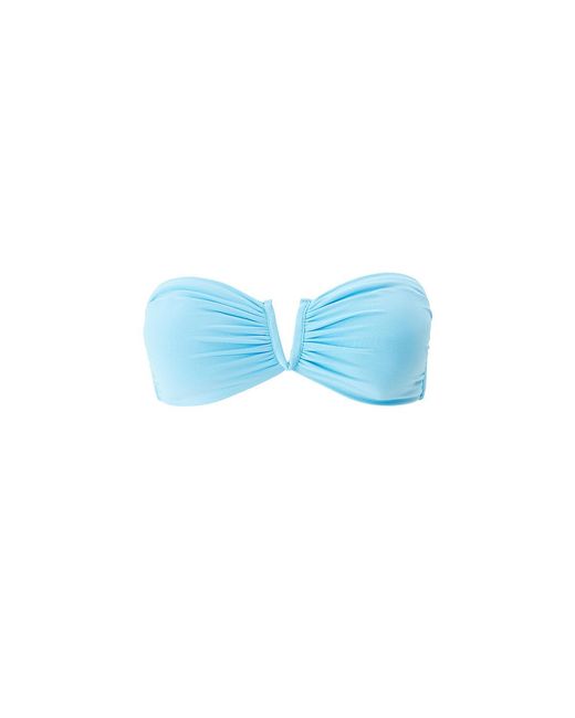 Melissa Odabash Blue Alba Celeste Bikini Top