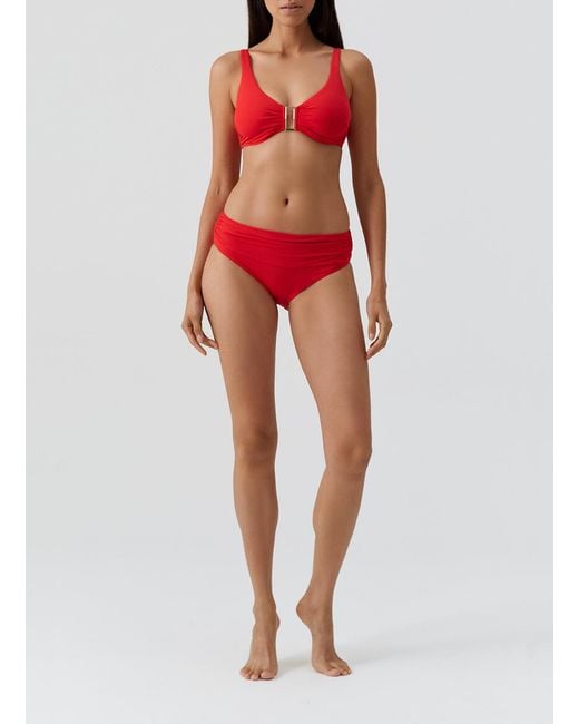 Melissa Odabash Red Bel Air Bikini Bottom