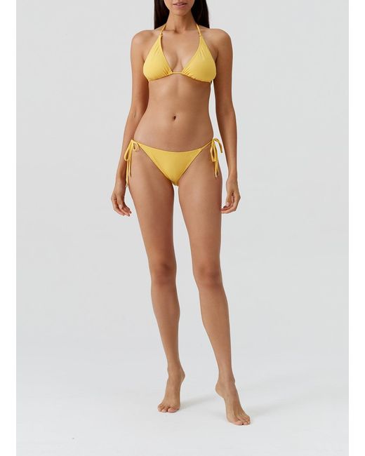Melissa Odabash Yellow Malibu Sunflower Bikini Bottom