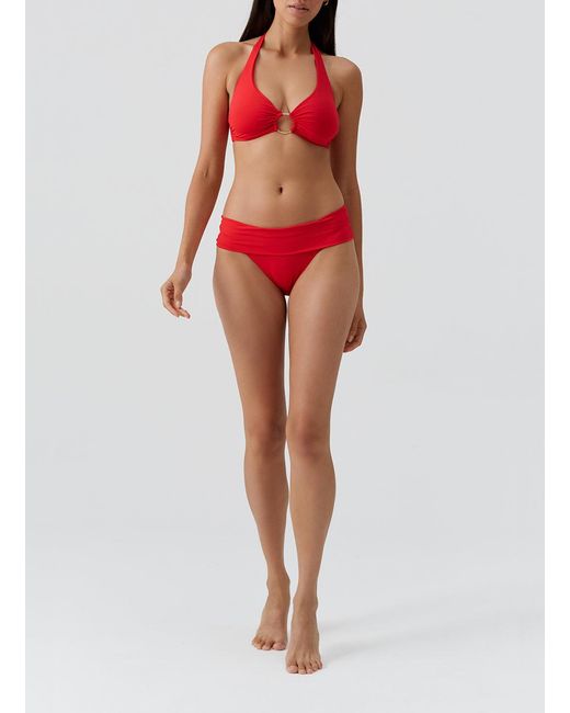 Melissa Odabash Red Brussels Bikini Bottom