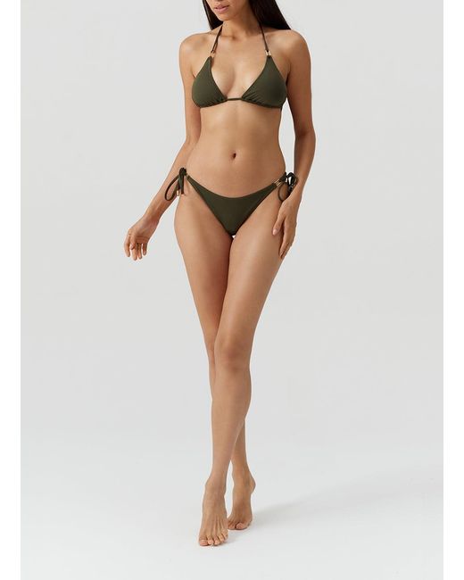 Melissa Odabash Green Exclusive Cancun Bikini Bottom