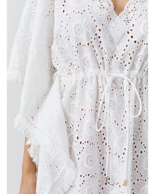 Melissa Odabash White Ivy Kaftan
