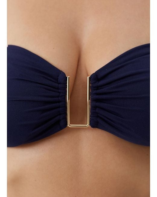 Melissa Odabash Blue Barcelona Bikini Bottom