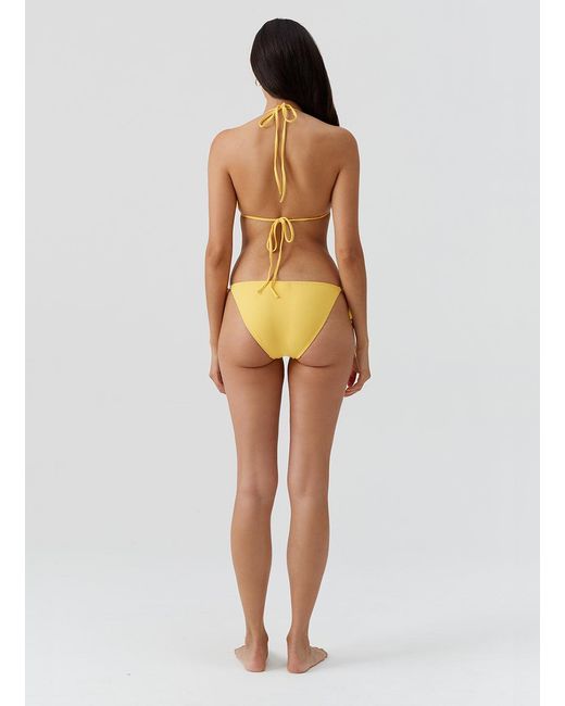 Melissa Odabash Metallic Malibu Sunflower Bikini Top