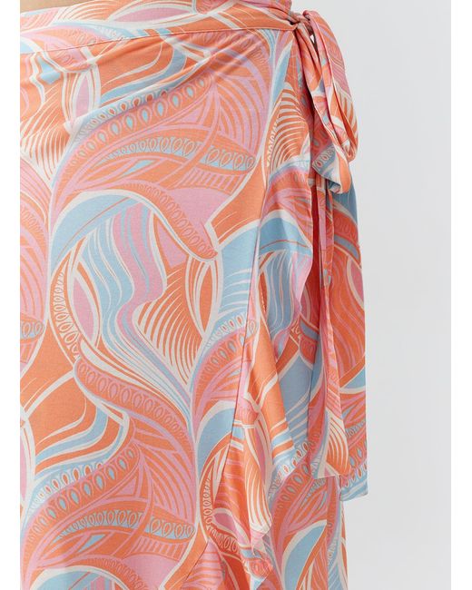 Melissa Odabash Pink Danni Cosmic Skirt