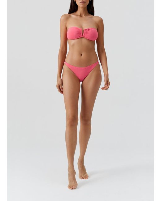Melissa Odabash Pink Alba Coral Bikini Bottom