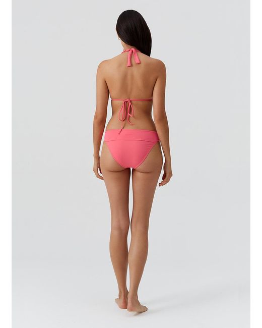 Melissa Odabash Pink Grenada Coral Bikini Bottom