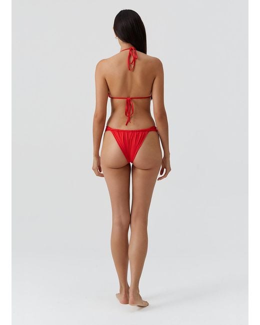 Melissa Odabash Red Exclusive Corvo Bikini Bottom