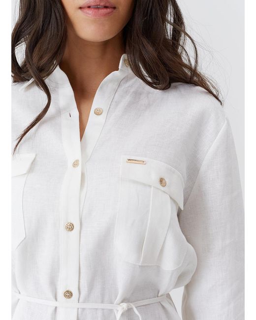 Melissa Odabash White Ariel Shirt