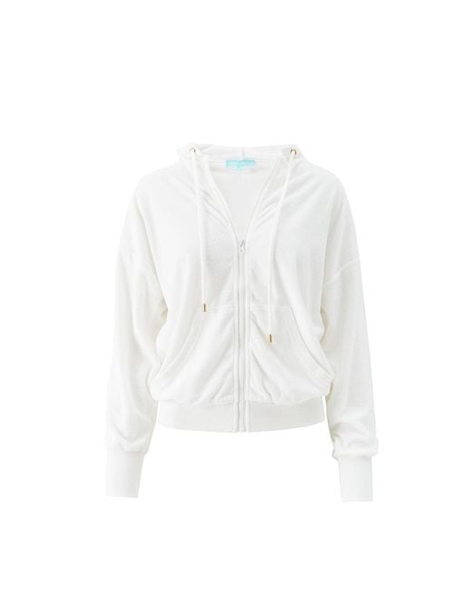 Melissa Odabash White Kyda Hoodie