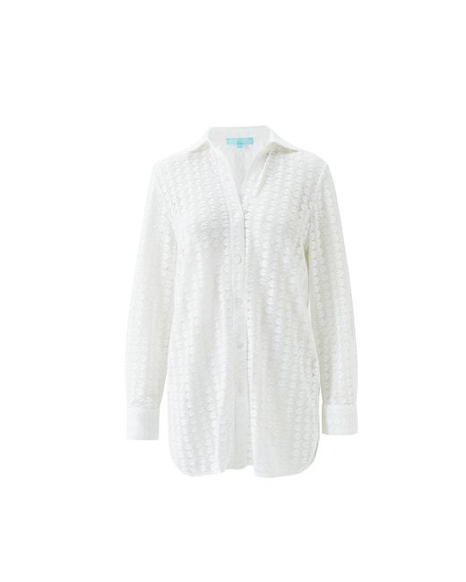 Melissa Odabash White Daria Shirt