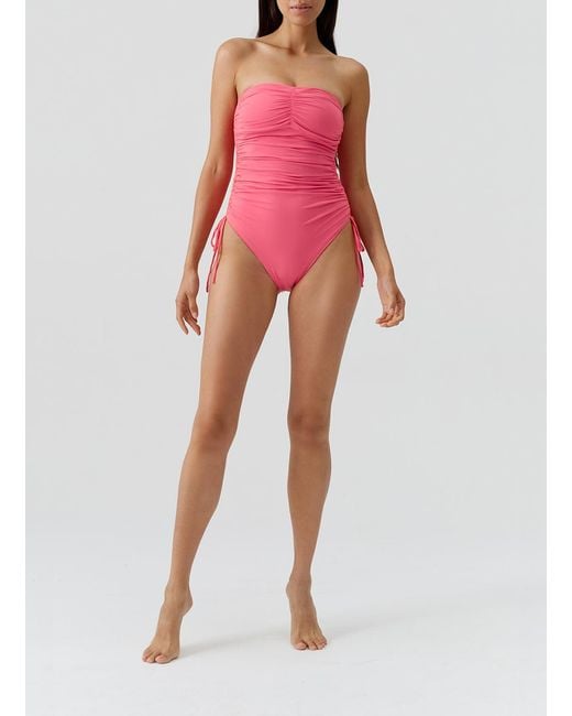 Melissa Odabash Pink Sydney Coral Swimsuit