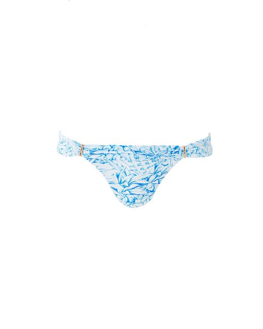 Melissa Odabash Blue Positano Pineapples Bikini Bottom