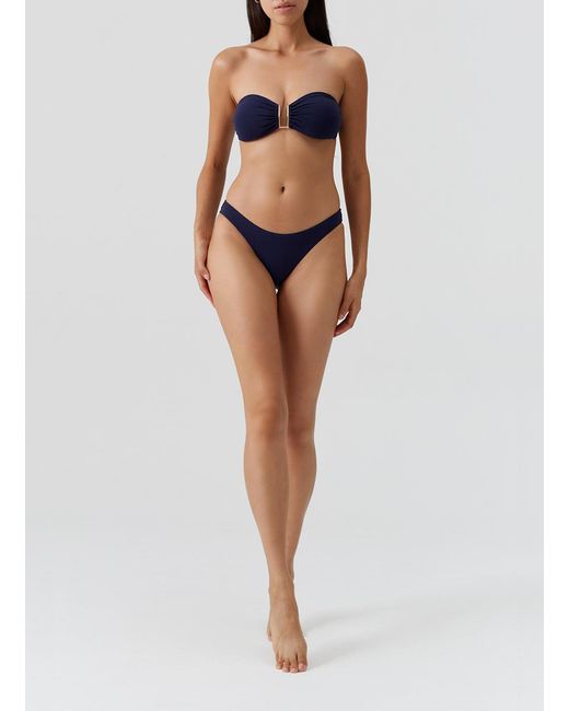 Melissa Odabash Blue Barcelona Bikini Top