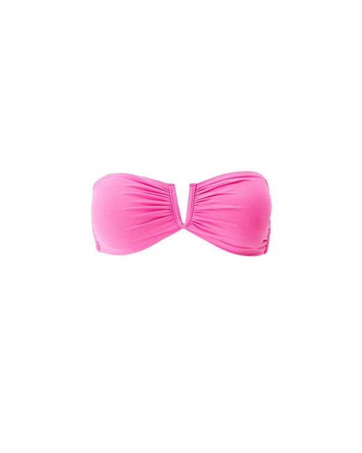 Melissa Odabash Pink Alba Watermelon Bikini Top