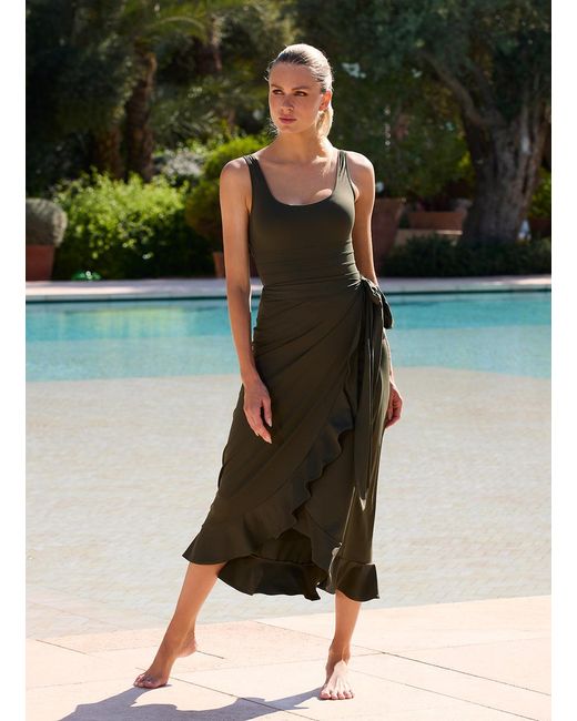 Melissa Odabash Green Cassidy Skirt