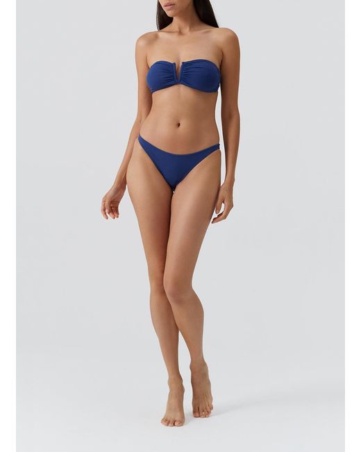 Melissa Odabash Blue Alba Marine Bikini Top