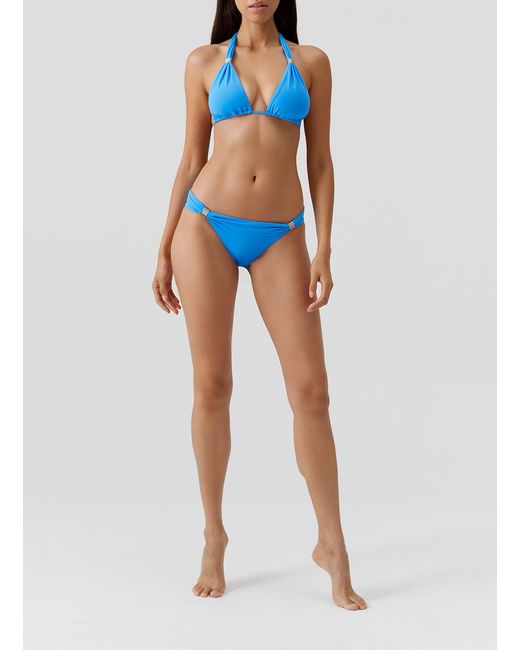 Melissa Odabash Blue Grenada Ocean Bikini Top