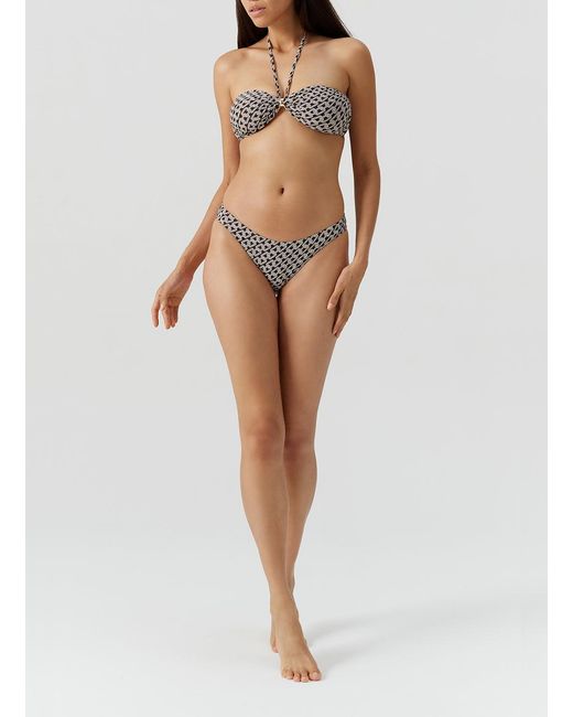 Melissa Odabash White Liguria Chain Bikini Top