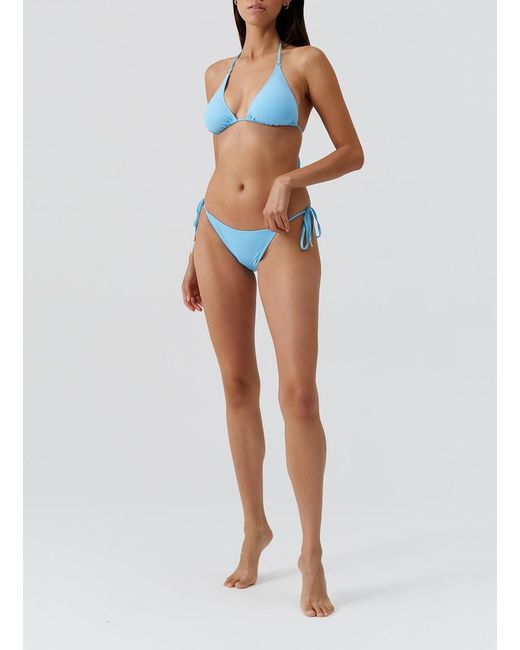Melissa Odabash Blue Malibu Celeste Bikini Top