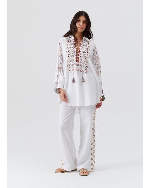 Melissa Odabash White Tamsin Top