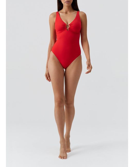 Melissa Odabash Red Abruzzo Swimsuit