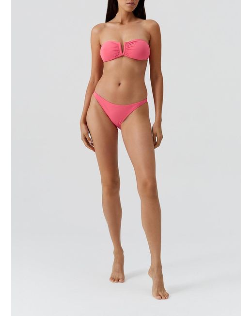 Melissa Odabash Pink Alba Coral Bikini Bottom