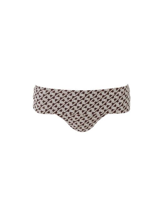 Melissa Odabash White Brussels Chain Bikini Bottom