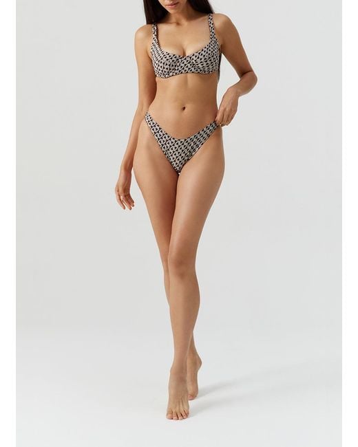Melissa Odabash Metallic Exclusive Noto Chain Bikini Top