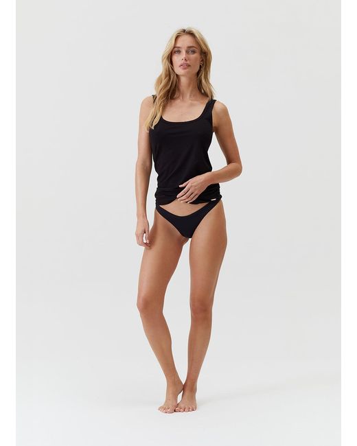 Melissa Odabash Black Exclusive Camille Tank