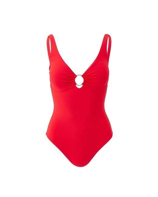 Melissa Odabash Red Abruzzo Swimsuit