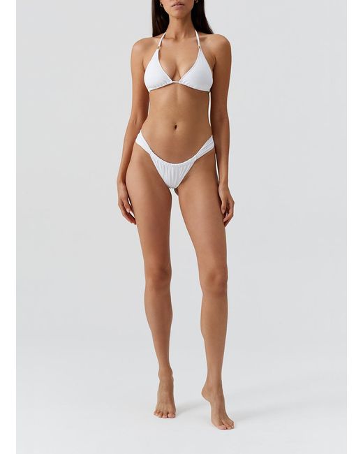 Melissa Odabash White Exclusive Corvo Bikini Bottom
