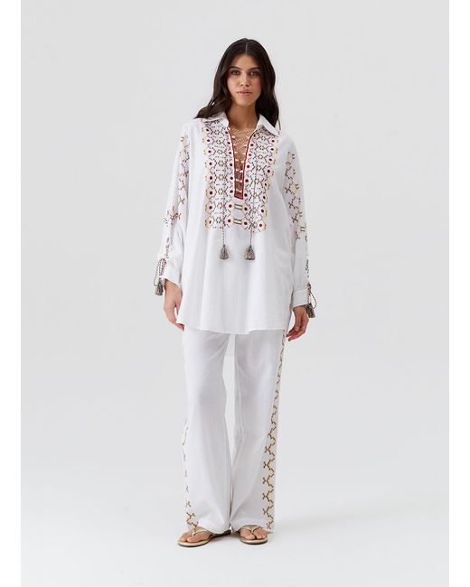 Melissa Odabash White Tamsin Top
