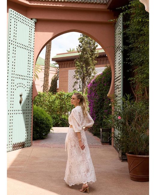 Melissa Odabash White Zia Skirt