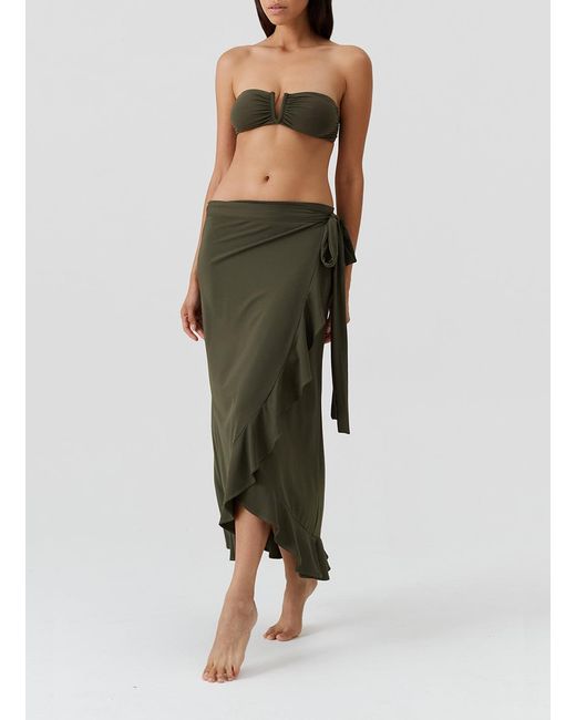 Melissa Odabash Green Cassidy Skirt