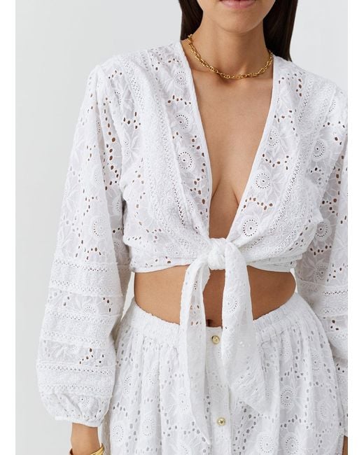 Melissa Odabash White Novie Skirt