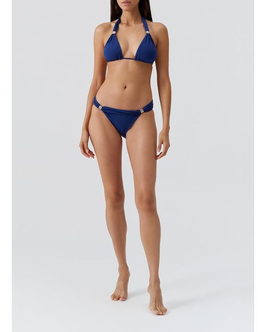 Melissa Odabash Blue Grenada Marine Bikini Bottom